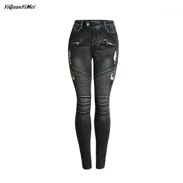 women's jeans black ripped for women high waist woman denim skinny jean pants moto biker trousers pencil pants1, Blue
women's jeans black ripped for women high waist woman denim skinny jean pants moto biker trousers pencil pants1, Blue