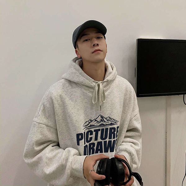 men's sweater hoodie ins fashion brand autumn and winter clothes loose plush thickened coat 2020 new, Black
men's sweater hoodie ins fashion brand autumn and winter clothes loose plush thickened coat 2020 new, Black