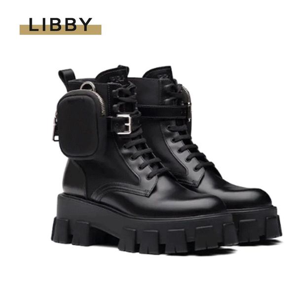 2020 new autumn winter boots thick pocket buckle strap motorcycle bottom martin flat platform boots women patchwork ankle, Black
2020 new autumn winter boots thick pocket buckle strap motorcycle bottom martin flat platform boots women patchwork ankle, Black