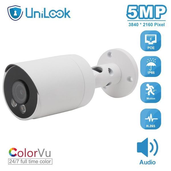 unilook 5mp poe ip camera colorvu 3.6mm fixed lens audio motion detection ip 66 cctv surveillance onvif h.265 p2p view1
unilook 5mp poe ip camera colorvu 3.6mm fixed lens audio motion detection ip 66 cctv surveillance onvif h.265 p2p view1