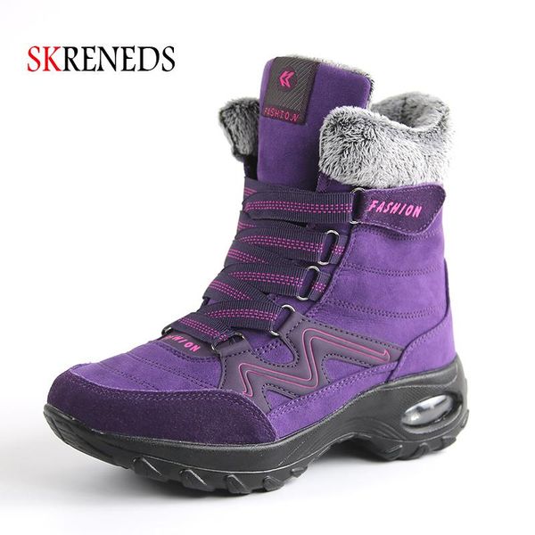 skreneds new women boots leather suede winter boots shoes woman keep warm waterproof snow botas mujer, Black
skreneds new women boots leather suede winter boots shoes woman keep warm waterproof snow botas mujer, Black