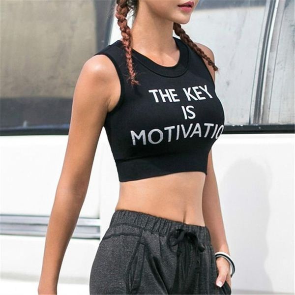 women fashion letter printed yoga sleeveless crop style sports wear female tank fitness shorts gym clothes, White;black
women fashion letter printed yoga sleeveless crop style sports wear female tank fitness shorts gym clothes, White;black