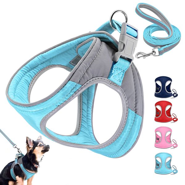 padded dog no adjustable zipper reflective pet harness puppy safety vest