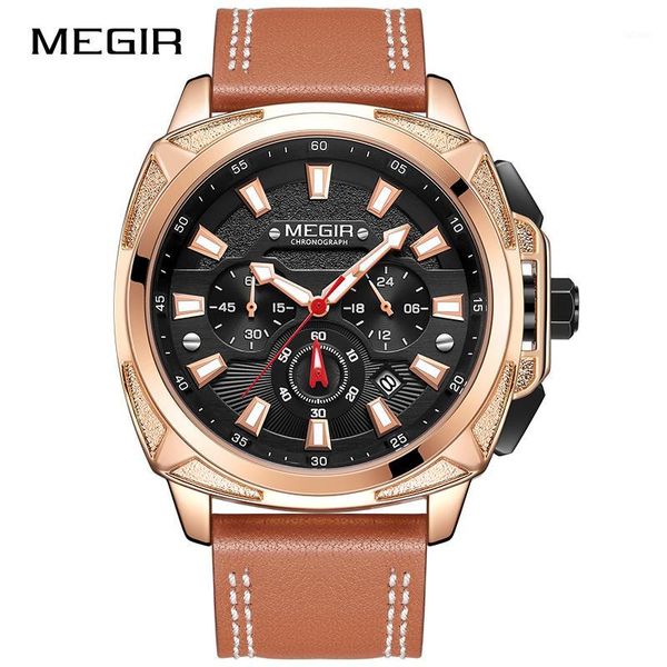 megir relogio masculino watches men fashion casual sports watch quartz business leather new wristwatches reloj hombre waterproof1, Slivery;brown
megir relogio masculino watches men fashion casual sports watch quartz business leather new wristwatches reloj hombre waterproof1, Slivery;brown
