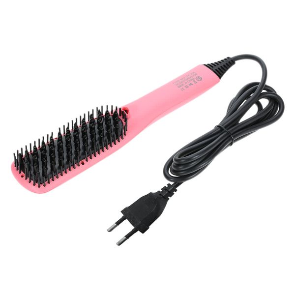 professional safe digital electric hair straightener brush comb detangling straightening irons anti-scald ptc ceramic heater w3824, Black
professional safe digital electric hair straightener brush comb detangling straightening irons anti-scald ptc ceramic heater w3824, Black