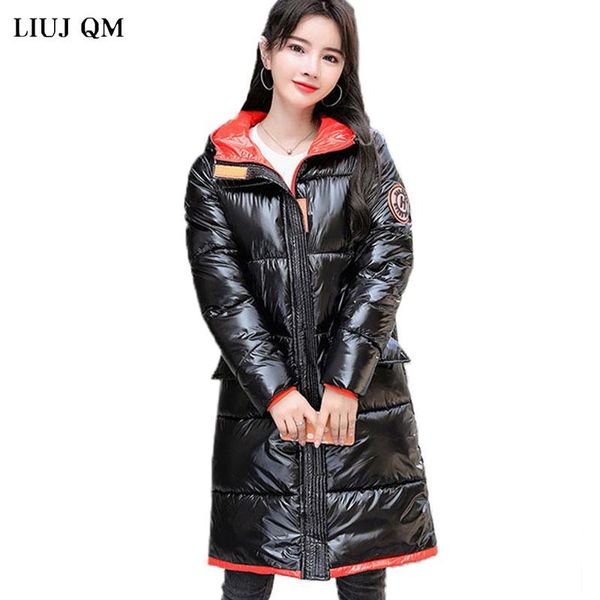 2020 winter jacket women new glossy hooded female jacket down cotton winter coats korean loose thick warm parkas woman jackets, Black
2020 winter jacket women new glossy hooded female jacket down cotton winter coats korean loose thick warm parkas woman jackets, Black
