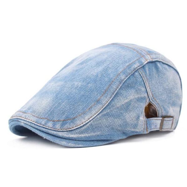 denim stitching berets mens beret caps retro casual berets flat cap outdoor travel leisure headwear summer sun hats, Blue;gray
denim stitching berets mens beret caps retro casual berets flat cap outdoor travel leisure headwear summer sun hats, Blue;gray