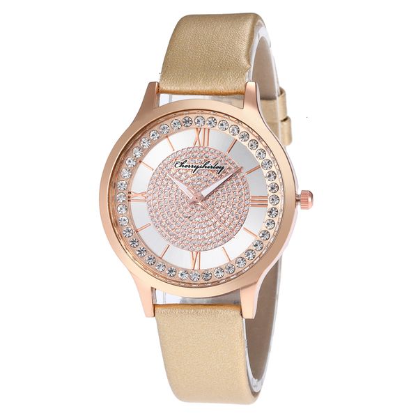 fashion casual women watch luxury gypsophila diamond quartz wrist watch ladies dress leather belt watch 2020 new female clock, Slivery;brown
fashion casual women watch luxury gypsophila diamond quartz wrist watch ladies dress leather belt watch 2020 new female clock, Slivery;brown