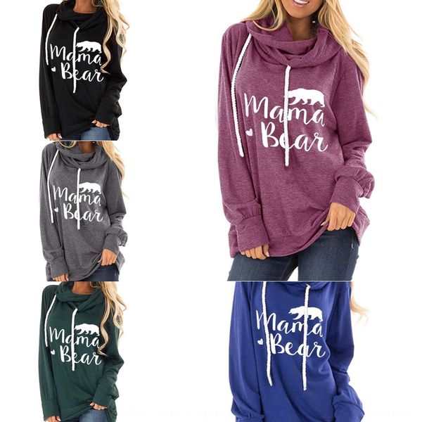 women's t-shirt hoodie drawstring hoodie mama bear lettered loose crew neck long sleeve t-shirt a7cbb, White
women's t-shirt hoodie drawstring hoodie mama bear lettered loose crew neck long sleeve t-shirt a7cbb, White