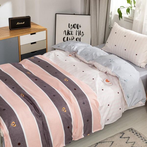 bedding sets home textile 3pcs pink stripes girls boys single bed linen duvet cover set pillowcases sheet kids set1
bedding sets home textile 3pcs pink stripes girls boys single bed linen duvet cover set pillowcases sheet kids set1