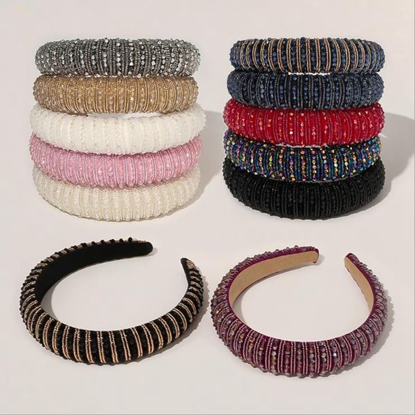 full crystal hair hoops lady luxury hair bands shiny padded diamond headband women girls headwear fashion hair accessories bt753, Slivery;white
full crystal hair hoops lady luxury hair bands shiny padded diamond headband women girls headwear fashion hair accessories bt753, Slivery;white