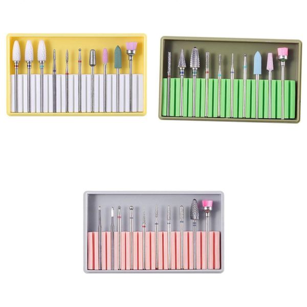 3 set ceramic nail drill bits grinding polishing head cleaning brush
3 set ceramic nail drill bits grinding polishing head cleaning brush
