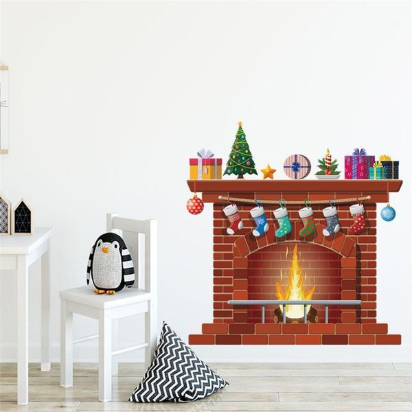 christmas fireplace creative wall stickers christmas living room bedroom window glass decorative wall stickers 9.301
christmas fireplace creative wall stickers christmas living room bedroom window glass decorative wall stickers 9.301
