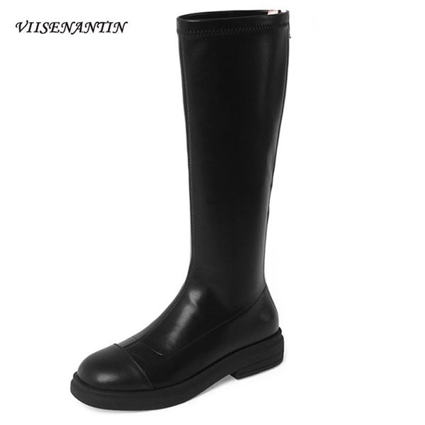 boots flat-bottomed casual high women's autumn winter korean style all-match white leather long stretch mia-calf, Black
boots flat-bottomed casual high women's autumn winter korean style all-match white leather long stretch mia-calf, Black