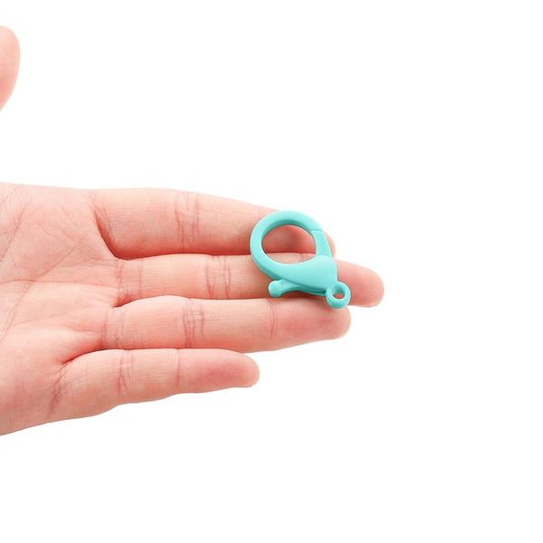 10pcs/lot colorful plastic key chain ring metal lobster clasp hooks clips connectors for diy jewelry making supplies acc bbytnd, Silver 
10pcs/lot colorful plastic key chain ring metal lobster clasp hooks clips connectors for diy jewelry making supplies acc bbytnd, Silver