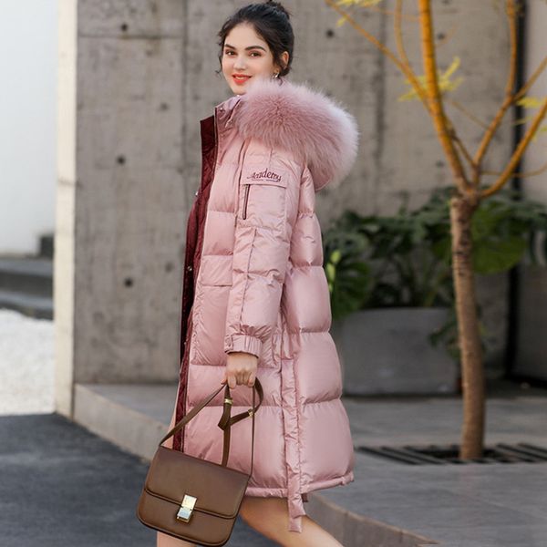 90% white women duck down jacket winter jackets large natural fox skin female long women's chaquettes mujer o9z9, Black
90% white women duck down jacket winter jackets large natural fox skin female long women's chaquettes mujer o9z9, Black