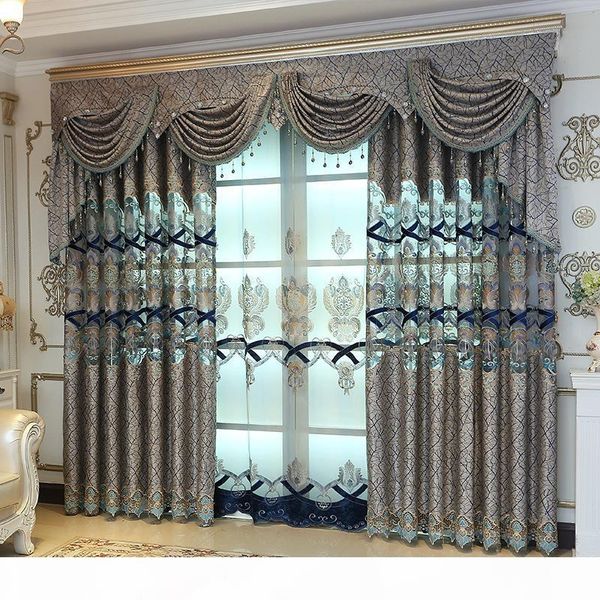 european high grade water soluble curtains for living room bottom jacquard stitching blue peacock embroidered sheer curtain
european high grade water soluble curtains for living room bottom jacquard stitching blue peacock embroidered sheer curtain