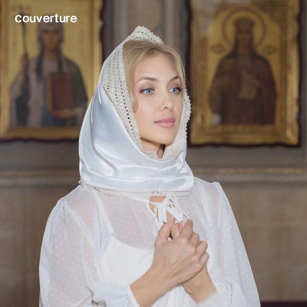couverture small size ring embroidery scarf catholic white lace satin mantilla chapel infinity veil with a sewn-in clip, Blue;gray
couverture small size ring embroidery scarf catholic white lace satin mantilla chapel infinity veil with a sewn-in clip, Blue;gray