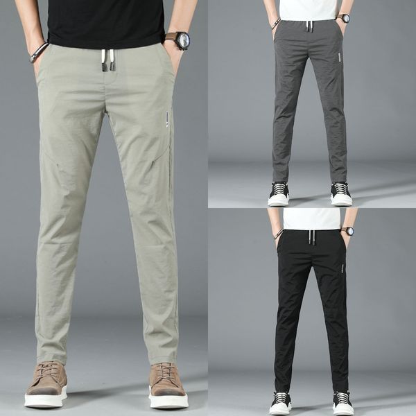 9xuq6 men's summer style trendy slim-fit skinny ice casual trousers casual silk thin tight soil boyslong pants trendy pants korean bran, Blue
9xuq6 men's summer style trendy slim-fit skinny ice casual trousers casual silk thin tight soil boyslong pants trendy pants korean bran, Blue