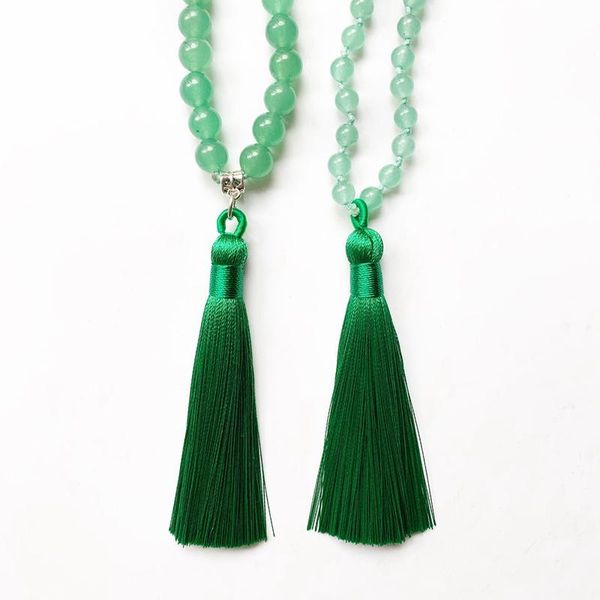 6 8mm buddhist mala prayer bead 108 buddhism bracelet necklace tassel natural green aventurine stone necklace handmade wholesale, Silver
6 8mm buddhist mala prayer bead 108 buddhism bracelet necklace tassel natural green aventurine stone necklace handmade wholesale, Silver