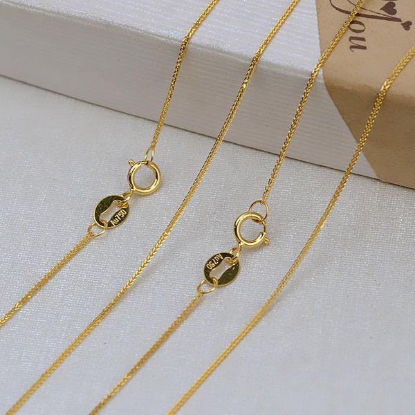 sa silverage 18k gold necklace women's clavicle chain fine gold chopin chain women's au750 pendant neck fashion 2021, Silver
sa silverage 18k gold necklace women's clavicle chain fine gold chopin chain women's au750 pendant neck fashion 2021, Silver