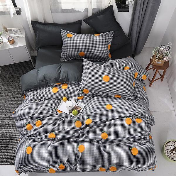 fashion orange plaid comforter bedding set modern black double sided king full single size duvet cover sheet pillowcase
fashion orange plaid comforter bedding set modern black double sided king full single size duvet cover sheet pillowcase