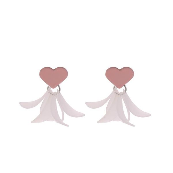 stud super korea style sweet cute girly white clear petal pendant earrings for women fashion jewelry accessories wholesals, Golden;silver
stud super korea style sweet cute girly white clear petal pendant earrings for women fashion jewelry accessories wholesals, Golden;silver