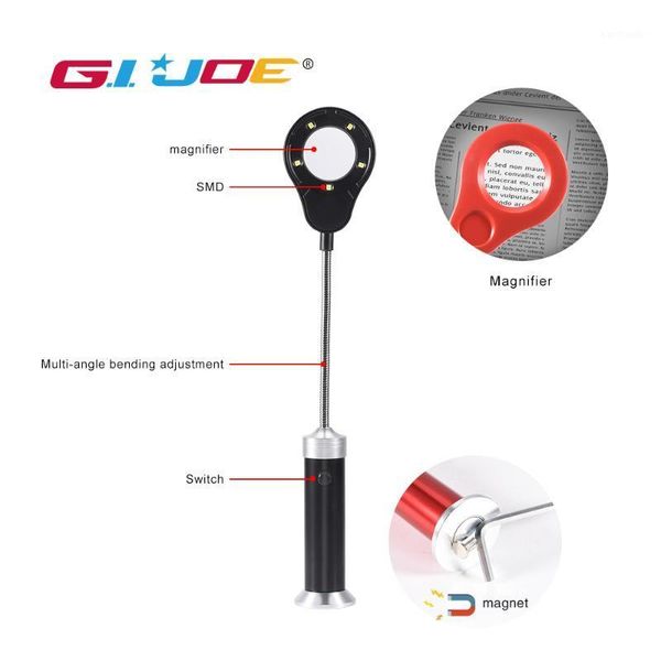 portable lanterns gijoe led worklight aluminum alloy search light powerful work lamp magnetic use 3* battery with magnifier1
portable lanterns gijoe led worklight aluminum alloy search light powerful work lamp magnetic use 3* battery with magnifier1