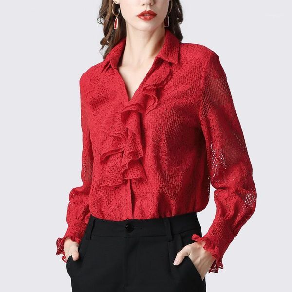 ladies lace blouses ruffles cotton floral shirts turn-down collar long sleeve loose plus size women 2020 new spring clothing1, White
ladies lace blouses ruffles cotton floral shirts turn-down collar long sleeve loose plus size women 2020 new spring clothing1, White