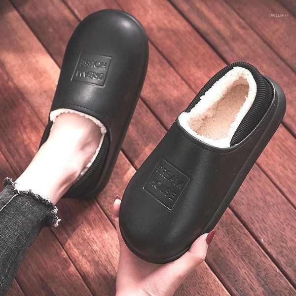 slippers winter 2021 warm soft women indoor plush pu waterproof snowproof cotton outside woman shoes1, Black
slippers winter 2021 warm soft women indoor plush pu waterproof snowproof cotton outside woman shoes1, Black