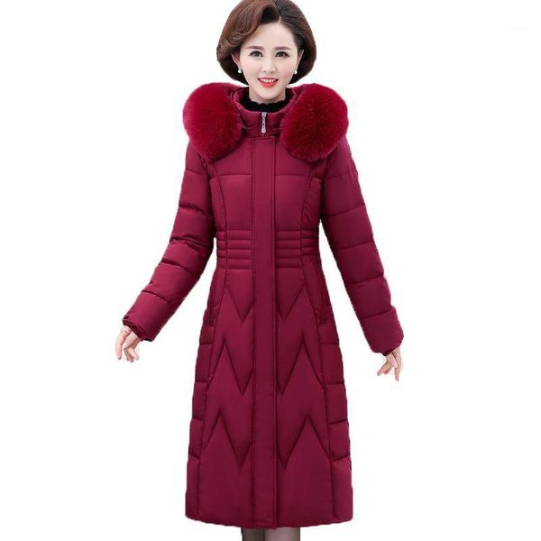 long cotton coat winter jacket padded parker middle-aged and elderly women's down cotton outwear parkas plus size 51, Black
long cotton coat winter jacket padded parker middle-aged and elderly women's down cotton outwear parkas plus size 51, Black