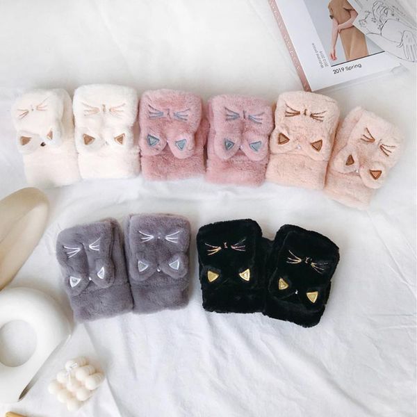 new women' lovely cat gloves fingerless plush flip glove spandex mittens keep warm girls gloves winter handschoenen guantes, Blue;gray
new women' lovely cat gloves fingerless plush flip glove spandex mittens keep warm girls gloves winter handschoenen guantes, Blue;gray