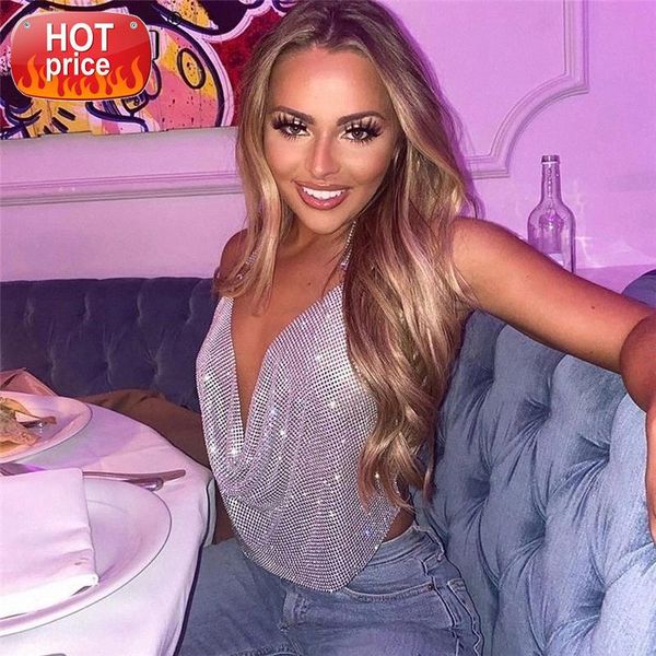 crystal body chain long choker necklaces crop rhinestone sequin metallic mesh nightclub sparkly halter tank #fg9r, White
crystal body chain long choker necklaces crop rhinestone sequin metallic mesh nightclub sparkly halter tank #fg9r, White