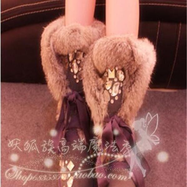 2020 skin rabbit grey frost bib purple tube leather-belted strass with high snow boots lufb, Black
2020 skin rabbit grey frost bib purple tube leather-belted strass with high snow boots lufb, Black
