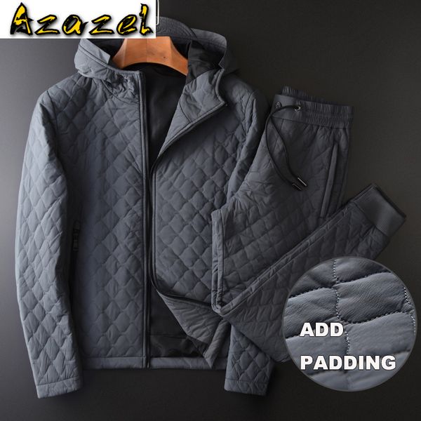 azazel winter thick mens sets (jacket+pants) luxury hooded solid color mens jackets plus size 4xl elastic waist slim man pants 1022, Gray
azazel winter thick mens sets (jacket+pants) luxury hooded solid color mens jackets plus size 4xl elastic waist slim man pants 1022, Gray