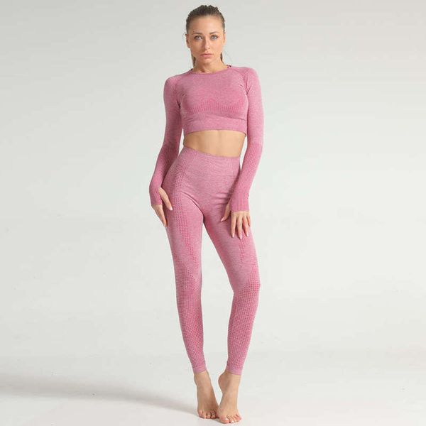 exercise elastic fitness hip little lifting jacquard knitting seamless yoga suit for women, Gray
exercise elastic fitness hip little lifting jacquard knitting seamless yoga suit for women, Gray