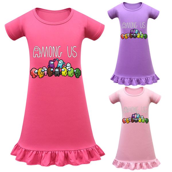 game among us dresses cute girls cartoon anime print dress princess baby girl one piece dresses juniors sleepwear pajamas mini skirt g10601, Red;yellow
game among us dresses cute girls cartoon anime print dress princess baby girl one piece dresses juniors sleepwear pajamas mini skirt g10601, Red;yellow