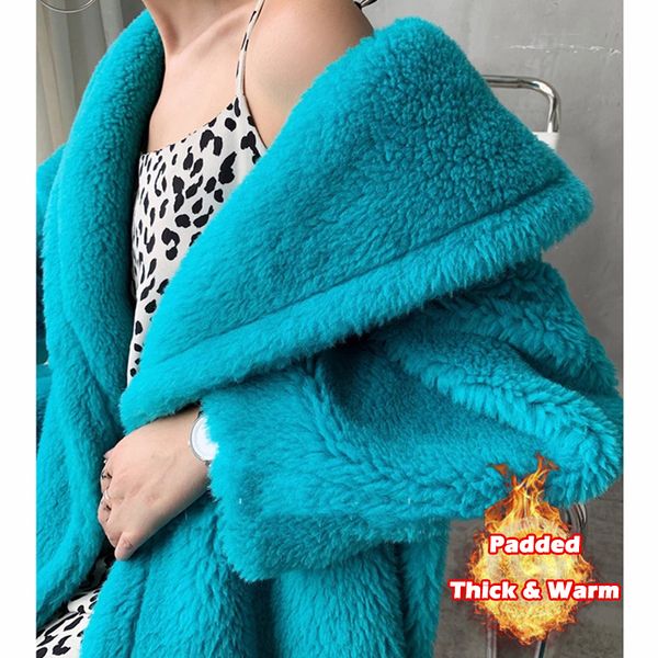 bella philosophy women winter faux fur warm long coat long sleeve female thick teddy bear coat casual loose oversize outwearsx1016, Black;brown
bella philosophy women winter faux fur warm long coat long sleeve female thick teddy bear coat casual loose oversize outwearsx1016, Black;brown