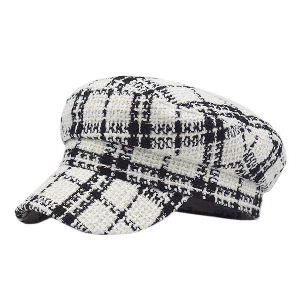 casual caps beret female autumn and winter outdoor hat lattice octagonal cap adjustable, Blue;gray
casual caps beret female autumn and winter outdoor hat lattice octagonal cap adjustable, Blue;gray