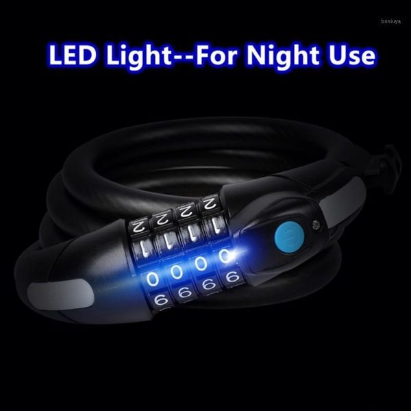 theft protection bicycle lock digital code password led security anti-theft steel cable bike 1
theft protection bicycle lock digital code password led security anti-theft steel cable bike 1