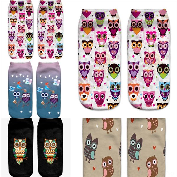 em3qtbrand sock retro casual elastic owl spa care foot animal print new cotton blended fabric, Black
em3qtbrand sock retro casual elastic owl spa care foot animal print new cotton blended fabric, Black