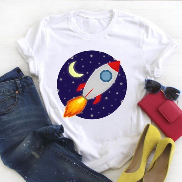 women moon space rocket fashion printed cartoon ladies summer t tee female shirt clothes tshirt womens graphic t-shirt, White
women moon space rocket fashion printed cartoon ladies summer t tee female shirt clothes tshirt womens graphic t-shirt, White