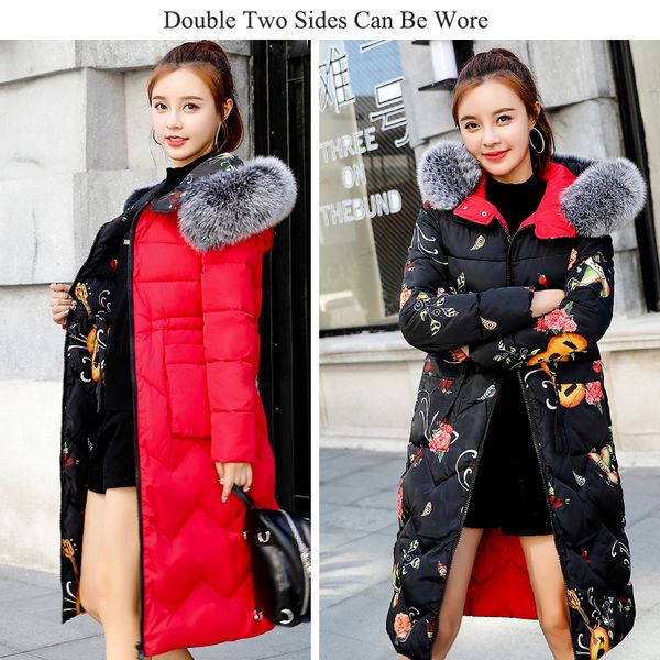 2020 sides can both be used 2020 new winter jacket women arriving fur long cotton warm padded parka women's 5zcn, Black
2020 sides can both be used 2020 new winter jacket women arriving fur long cotton warm padded parka women's 5zcn, Black