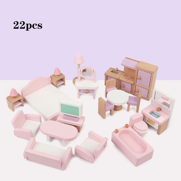 22pcs miniature furniture for dolls house wooden dollhouse furniture set educational pretend play toys children kids girls gifts q1119
22pcs miniature furniture for dolls house wooden dollhouse furniture set educational pretend play toys children kids girls gifts q1119