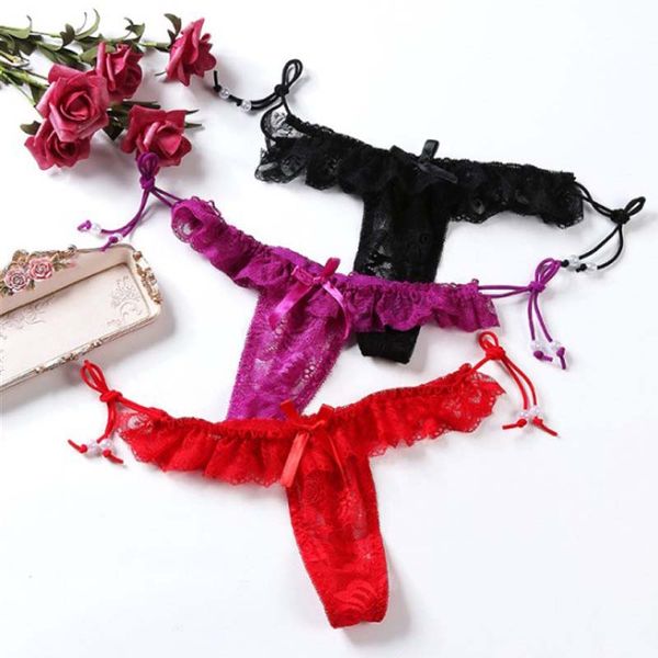 new summer ladies women girls solid transparent lace panties side tie low waist bowknot underwear g-string thong, Black;white
new summer ladies women girls solid transparent lace panties side tie low waist bowknot underwear g-string thong, Black;white