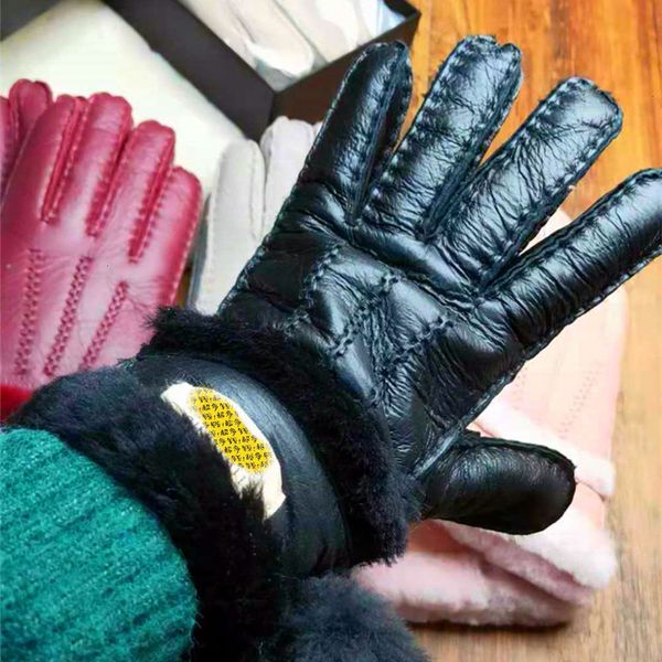 fur gloves super winter integrated thickened women' warm wool sheepskin outdoor mittens couple family styledecx, Blue;gray
fur gloves super winter integrated thickened women' warm wool sheepskin outdoor mittens couple family styledecx, Blue;gray