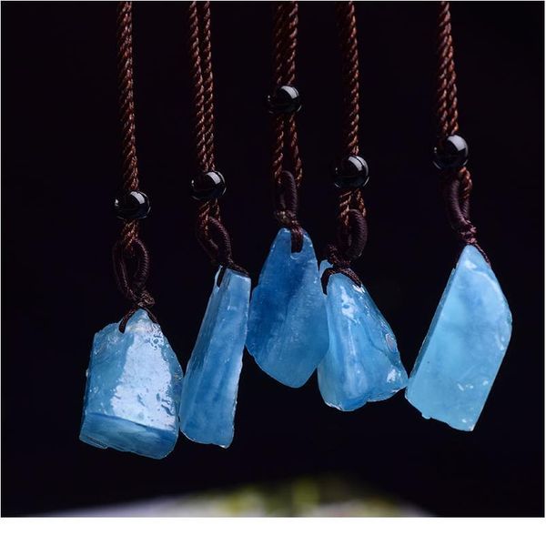 1pc fashion natural aquamarine original stone pendant mineral jewelry lucky men women souvenir qylmmv, Black
1pc fashion natural aquamarine original stone pendant mineral jewelry lucky men women souvenir qylmmv, Black