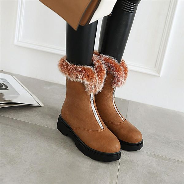 boots ymechic fashion 2021 thick plush warm snowboots fur fringe front zipper med heel platform ladies ankle brown black shoes
boots ymechic fashion 2021 thick plush warm snowboots fur fringe front zipper med heel platform ladies ankle brown black shoes