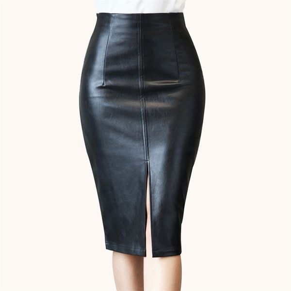 women pu leather pencil skirt fashion knee length midi bodycon skirts plus size aic88 y200326, Black
women pu leather pencil skirt fashion knee length midi bodycon skirts plus size aic88 y200326, Black