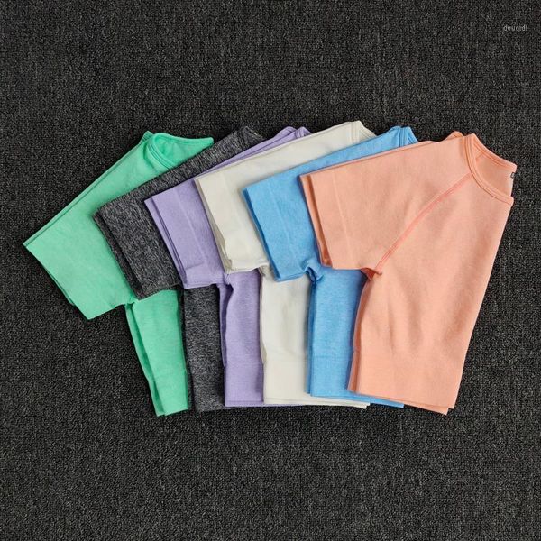 yoga outfits shirts short sleeve solid color vital seamless women fitness crop workout gym clothes sportswear running t-shirts1, White;red
yoga outfits shirts short sleeve solid color vital seamless women fitness crop workout gym clothes sportswear running t-shirts1, White;red